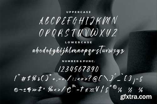 Rinebold Gutisky Handbrush Script Font KSZ997X