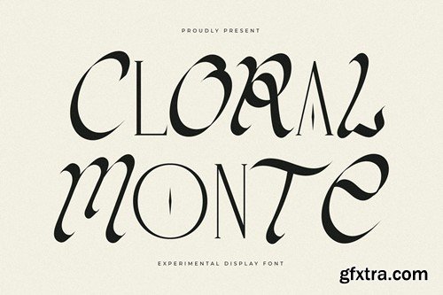 Cloral Monte Experimental Display Font G6Z5VGT