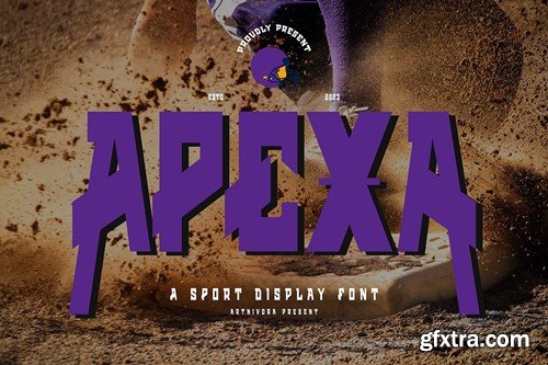 Apexa - Sport Display Font 2STLA9C