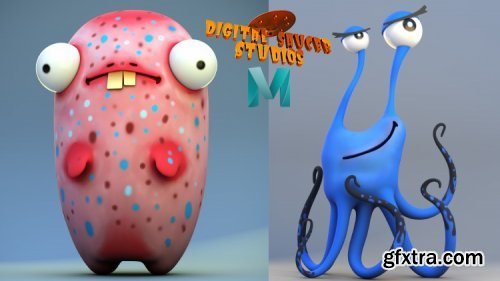 Modeling and Rendering Cute Characters in Maya