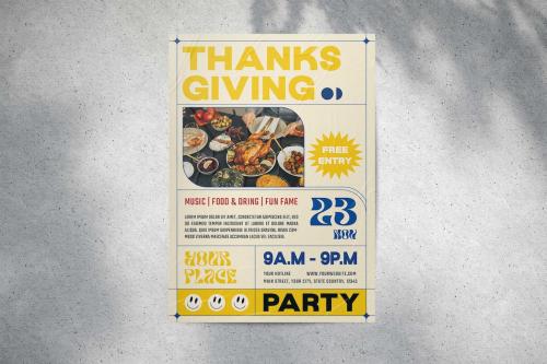 Thanksgiving Party Flyer