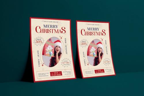 Merry Christmas Flyer Template