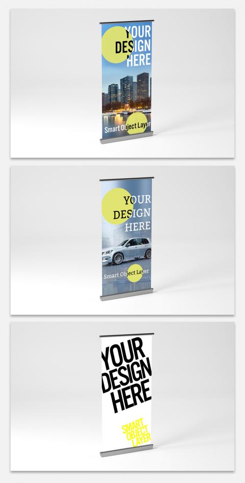Rollup Ad Banner Mockup - 246063158