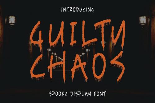 Guilty Chaos Spooky Display Font