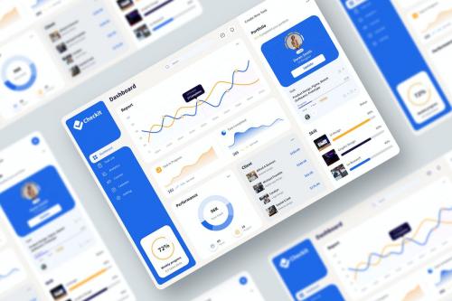 Task Management Dashboard Design Kit Figma