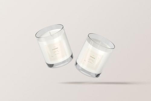 Candle &amp; Box Mockup