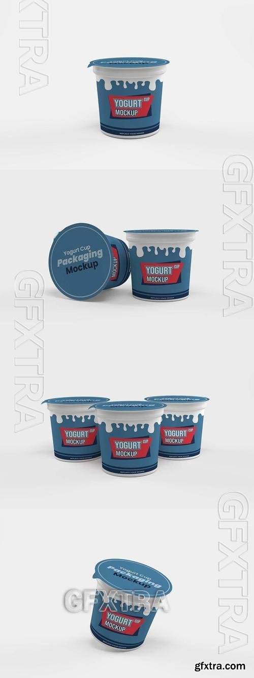 Yogurt Cup Mockup 3YCAL6V