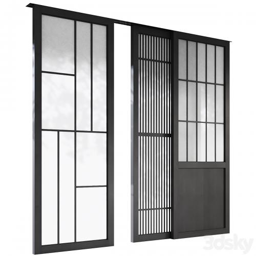 Decorative sliding partition shoji Japanese 5