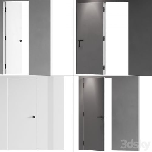 Concealed doors with details 003