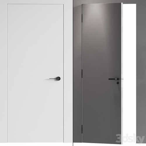 Concealed doors with details 003