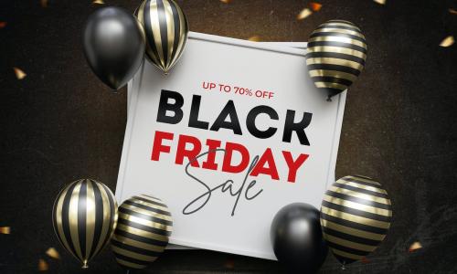 Black Friday Sale Psd Background Set