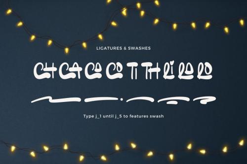 Blessed Christmas Display Font