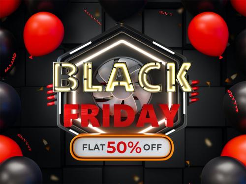 Black Friday Sale Banner Background