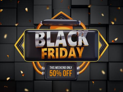 Black Friday Sale Banner Background