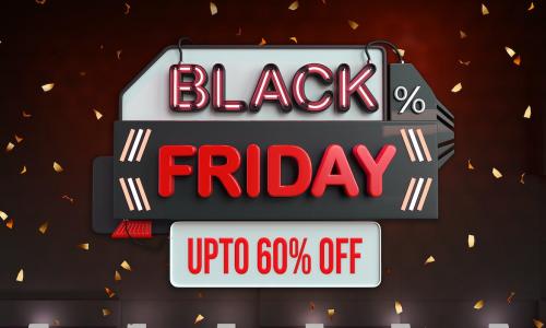 Black Friday Sale Banner Background Set