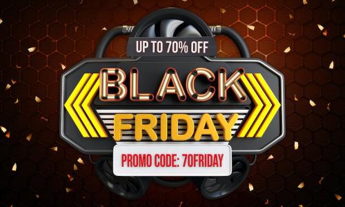 Black Friday Sale Banner Background Set