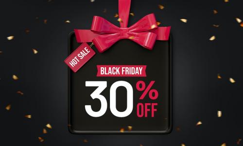 Black Friday Sale Banner Background Template