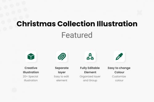 Cristmas Illustrations Collection