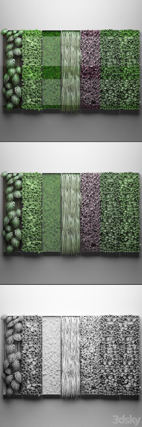 Vertical garden 21.Seven separate modules, phytowall, phytomodule, wall decor, landscaping