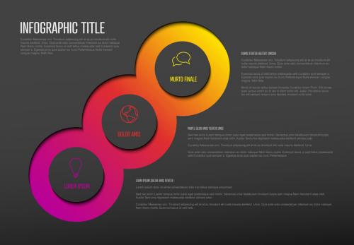 Infographic with 3 Circles - 247467159