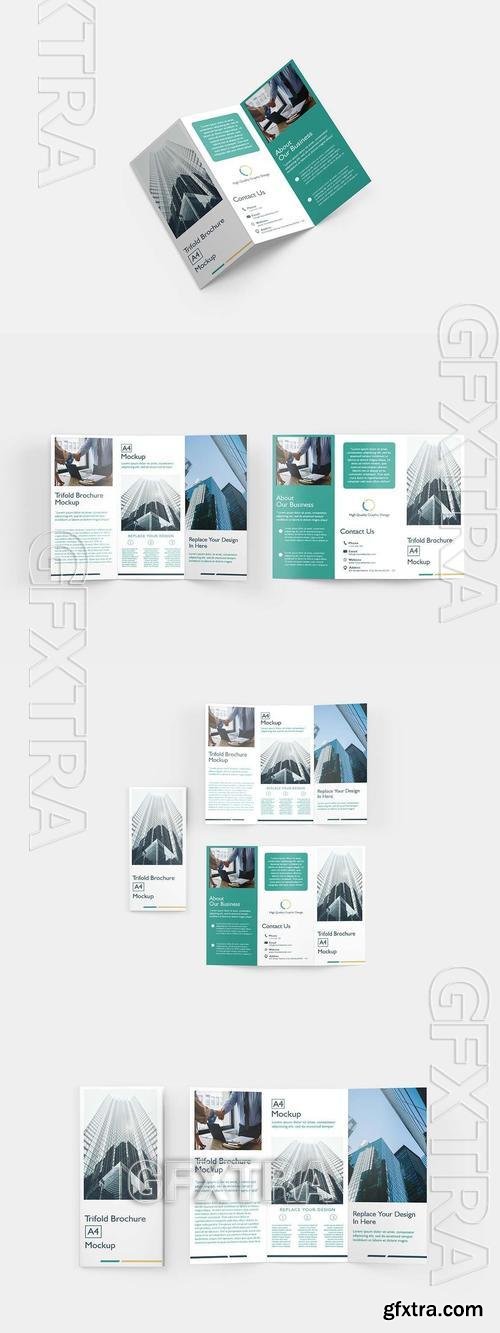 Trifold Brochure Mockup 2ZULZCK