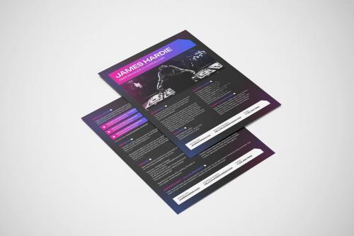 Event DJ Press Kit and Resume Template