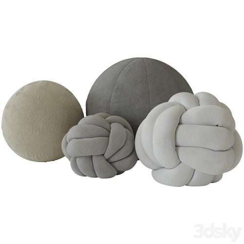 Knot pillow and sphere pillow