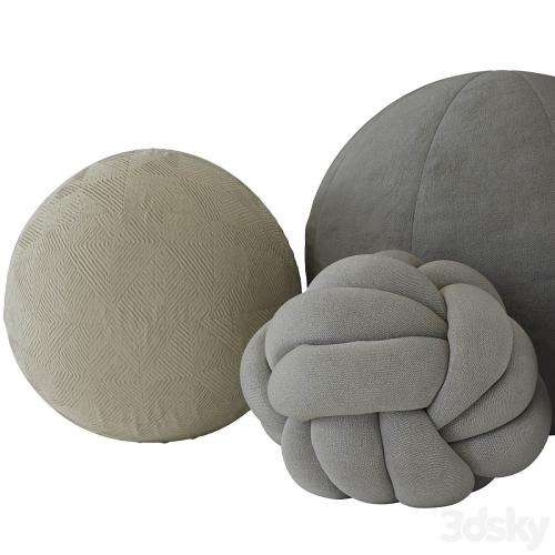 Knot pillow and sphere pillow