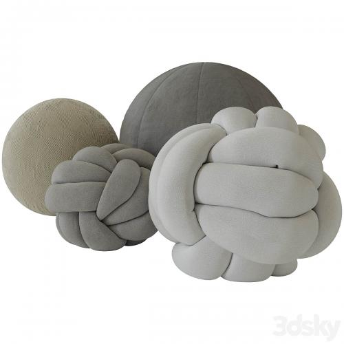 Knot pillow and sphere pillow