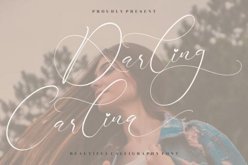 Darling Carlina Calligraphy Font