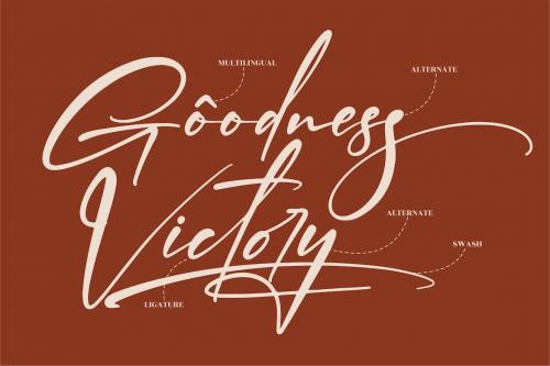 Dusty Peach Handwritten Signature Font