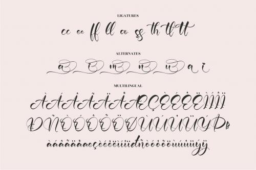 Delina Script Font