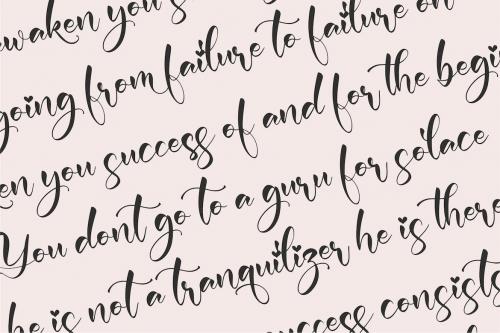 Delina Script Font