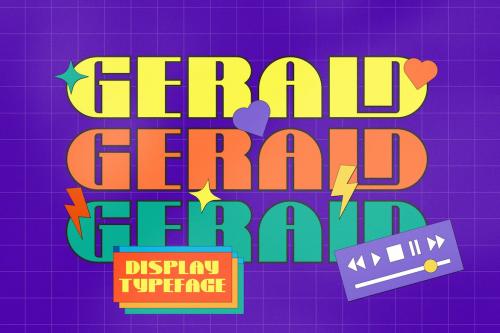 Gerald Display Typeface Font