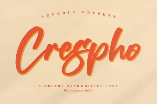 Crespho Modern Handwritten Font