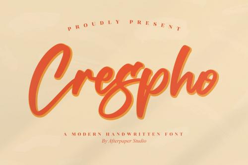 Crespho Modern Handwritten Font