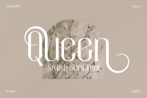 Queen Stylish Serif Font