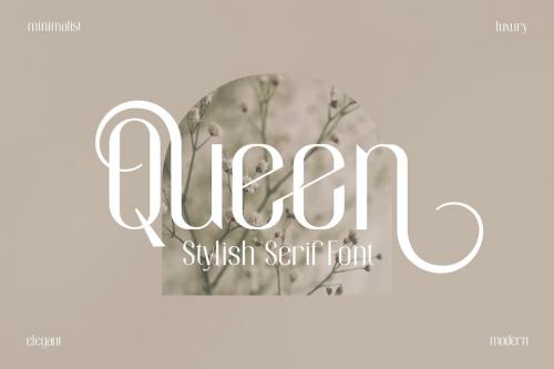 Queen Stylish Serif Font