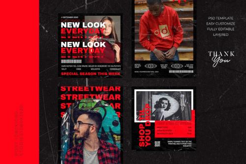 Streetwear Instagram Template - Vlade