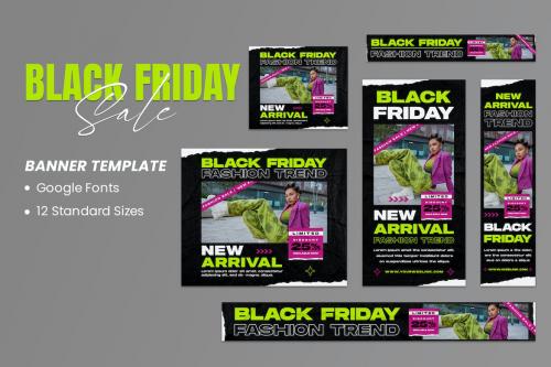 Black Friday Sale Banners Ad Template