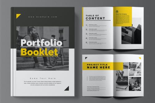 Portfolio Booklet Template