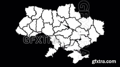 Wiggling Map Of Ukraine Wipe-In 1439917