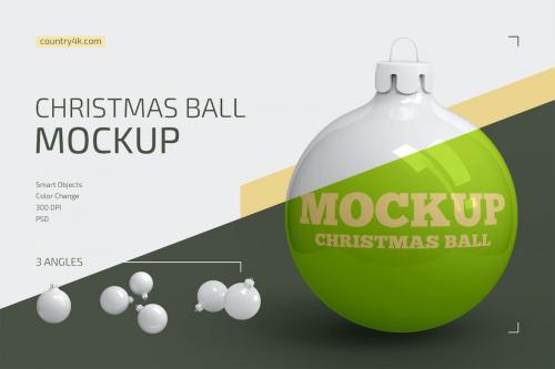 Christmas Ball Mockup Set