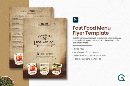 Vintage Restaurant Menu Template