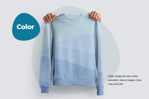 Mockup Sweatshirt in the Hands