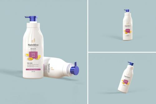 Shampoo Bottle Mockup