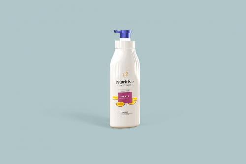 Shampoo Bottle Mockup