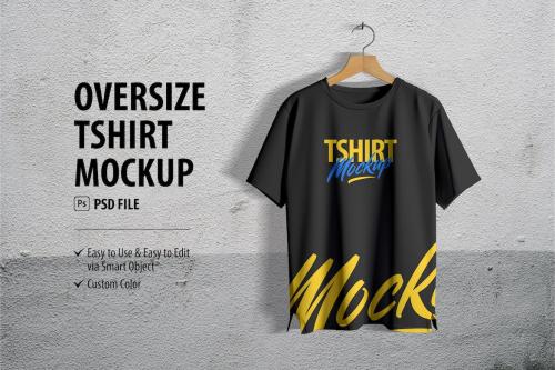 Oversize T-Shirt Mockup