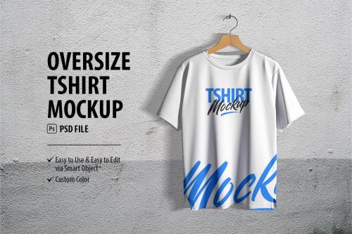 Oversize T-Shirt Mockup