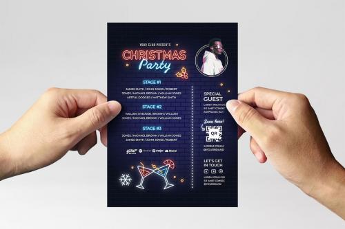 Christmas Party Flyer Template